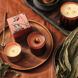 Terra Tabac Refillable Glass Candle + Refill