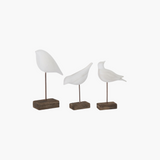 Shore Birds on Wood Stands