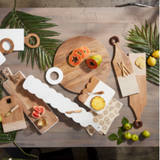 Leather Handled Cheeseboard