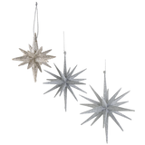 Silver Glitter Star