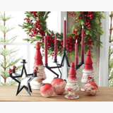 Red + White Glass Tree
