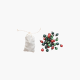 Red & Green Mercury Glass Ornaments