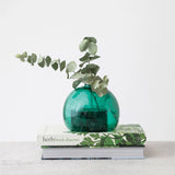Candle Holder Teal Cloche