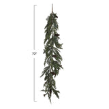 Spruce & Pine Garland w Pinecones
