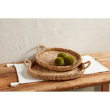 Woven Oval Handled Tray