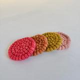 Pinks Felt Coasters