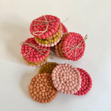 Pinks Felt Coasters