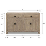 Natural Weathered Sideboard