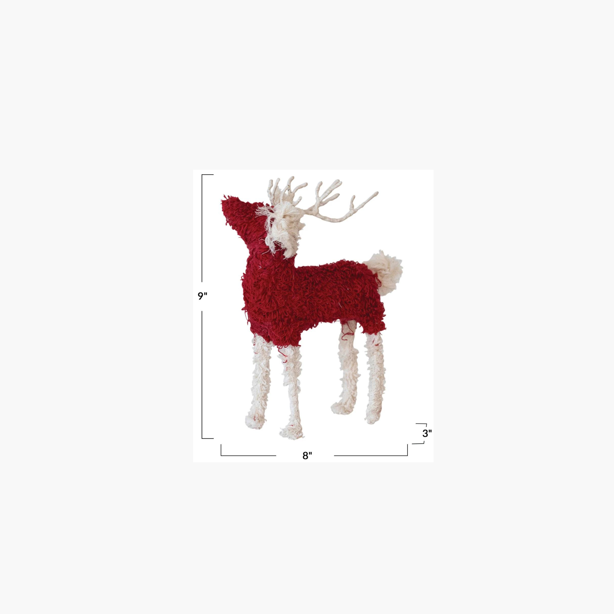 Reindeer Red Boucle