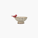 Fluted Bowl w/ Bird