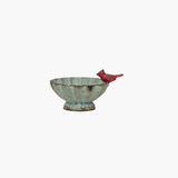 Fluted Bowl w/ Bird