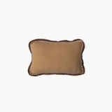 Lumbar Pillow w/ Crocheted Edge