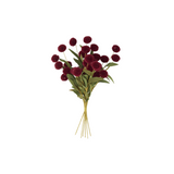 Burgundy Pom Poms