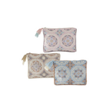 Embroidered Cosmetic Bag