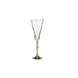 Crackled Glass Goblet