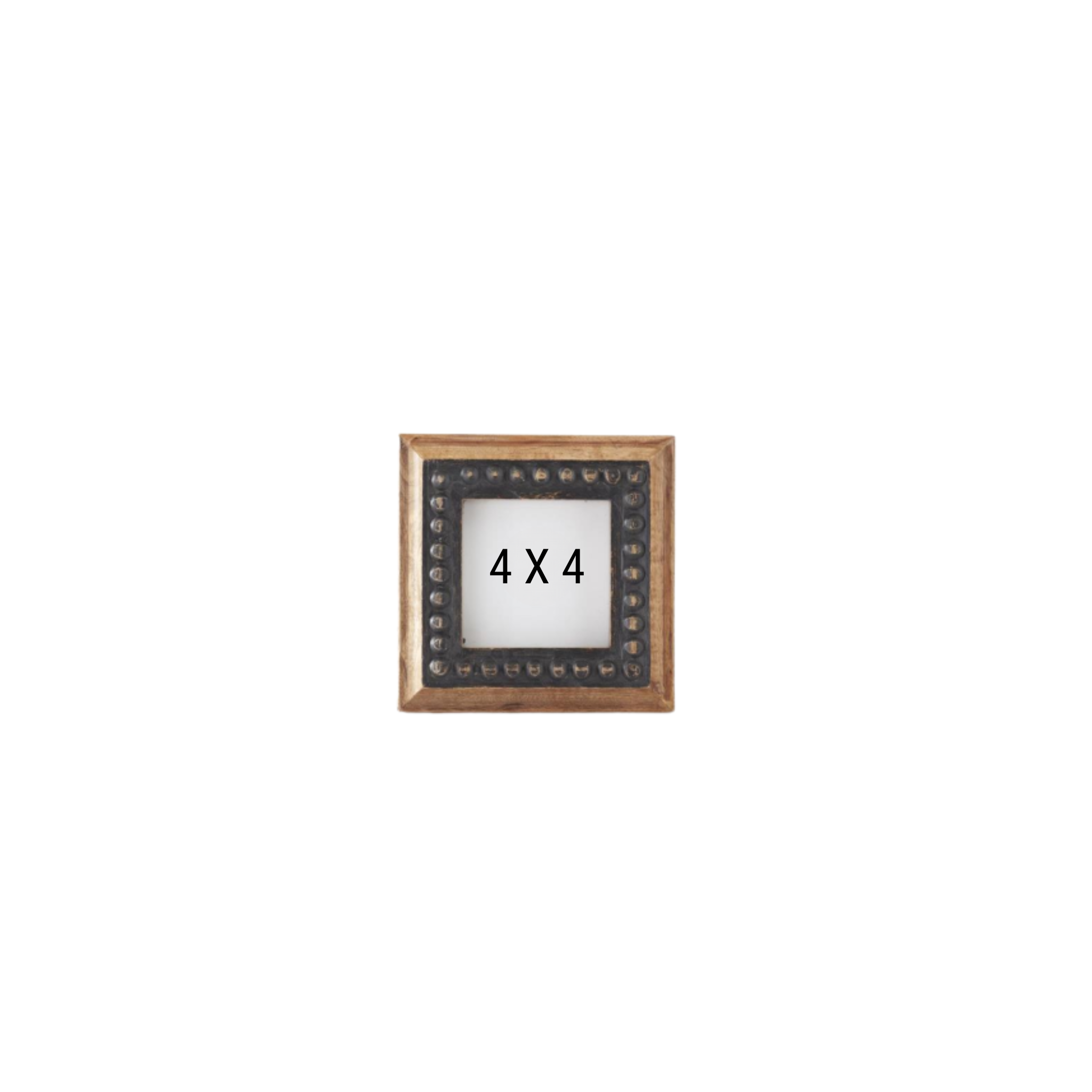 Black Riveted Frame