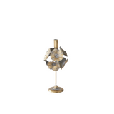 Gold Lotus Leaf Taperholder