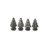 Mini Pewter Glass Trees