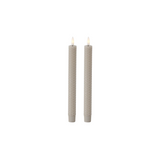 Honeycomb LED Candles Taupe