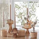 Honeycomb LED Candles Taupe