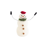 Wool Snowman