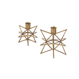 Gold + Glass Taper Holder