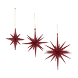 Red Glitter Star