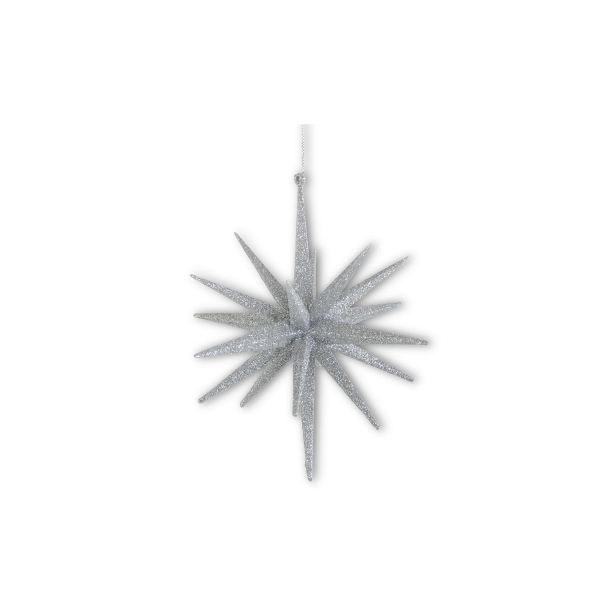 Silver Glitter Star