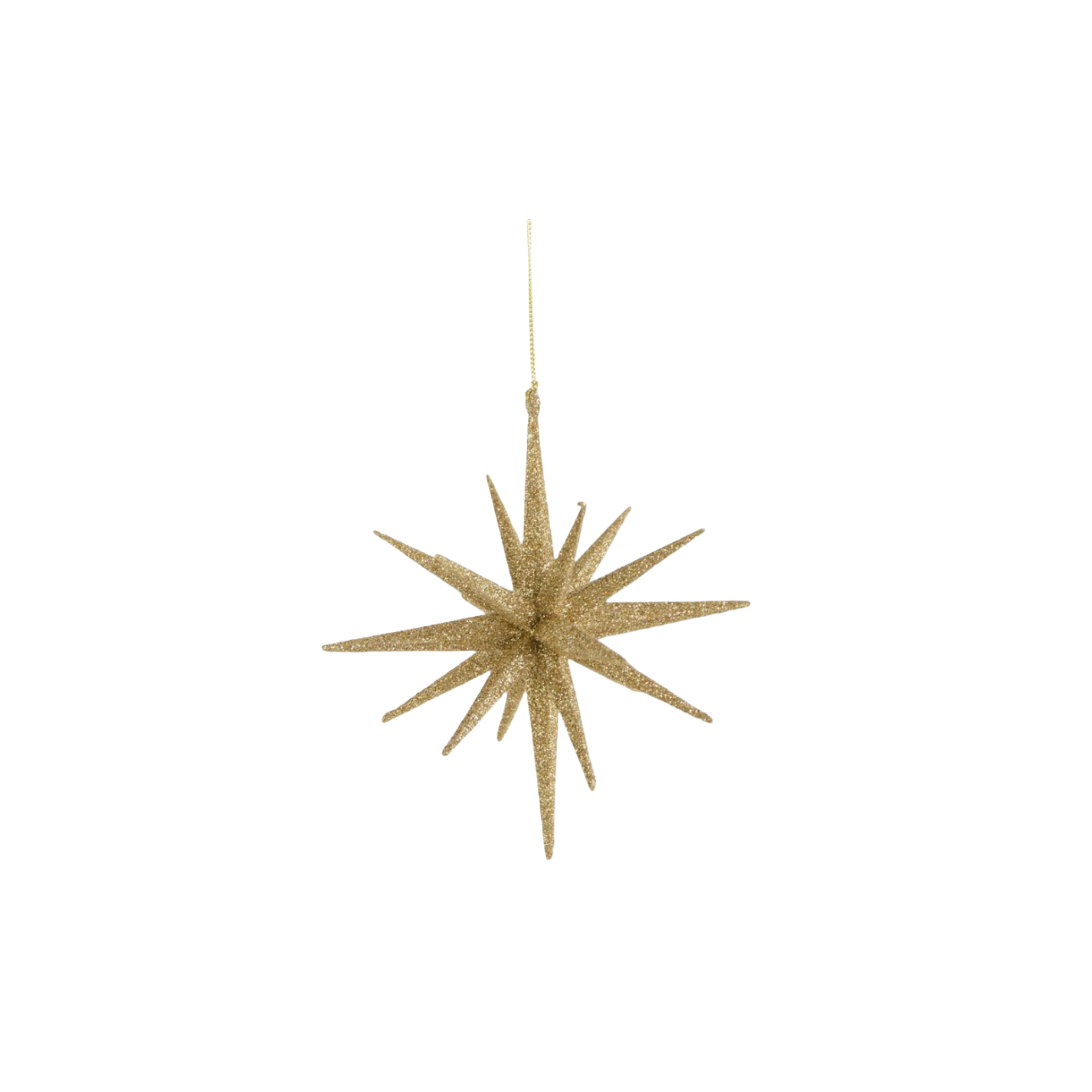 Gold Glitter Star