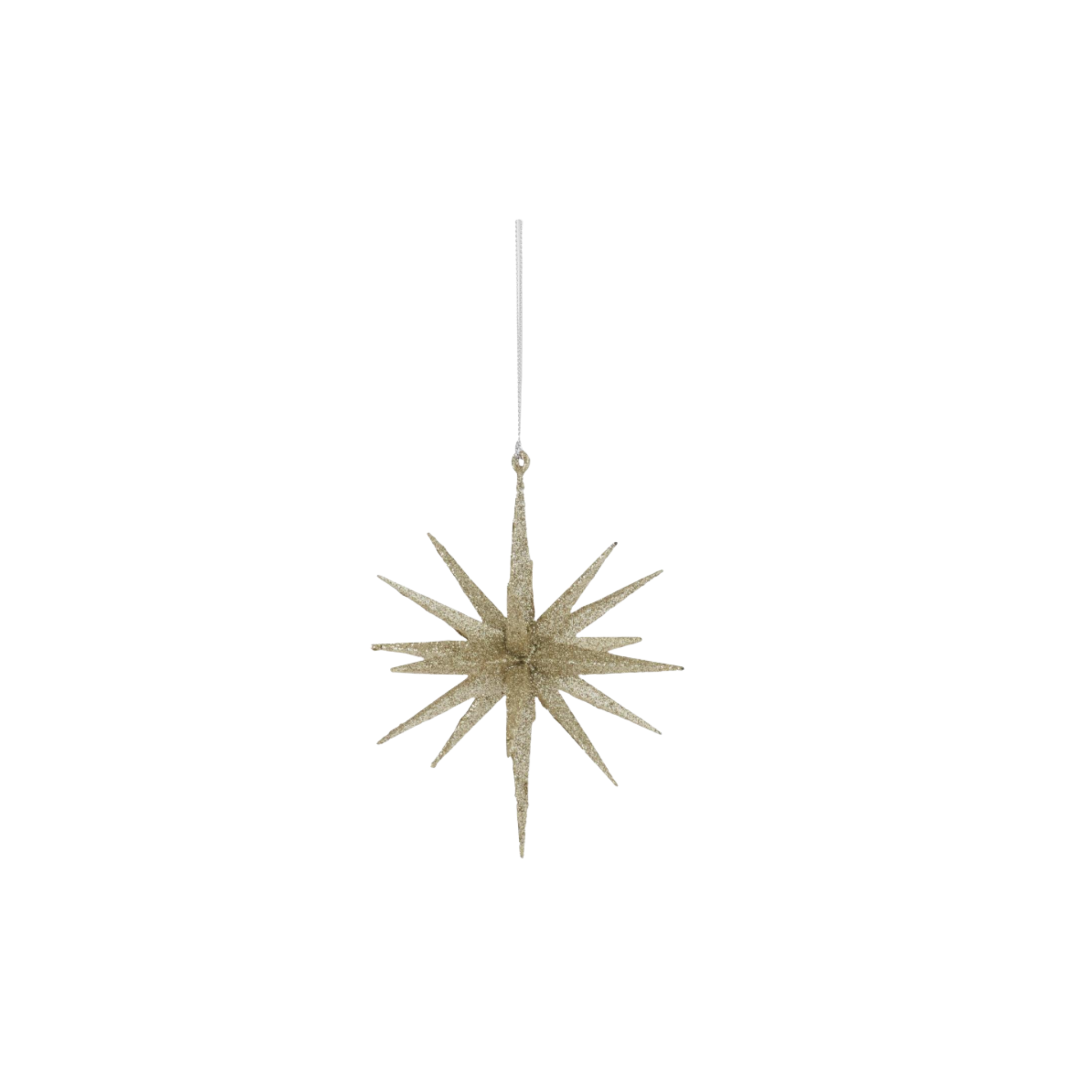 Champagne Glitter Star