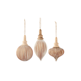 Glass + Wood Ornament