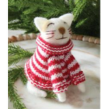 Wool Cat in Sweater