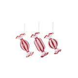 Red & White Candy Ornaments
