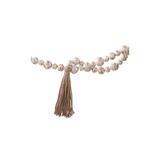 Gold & White Wooden Garland