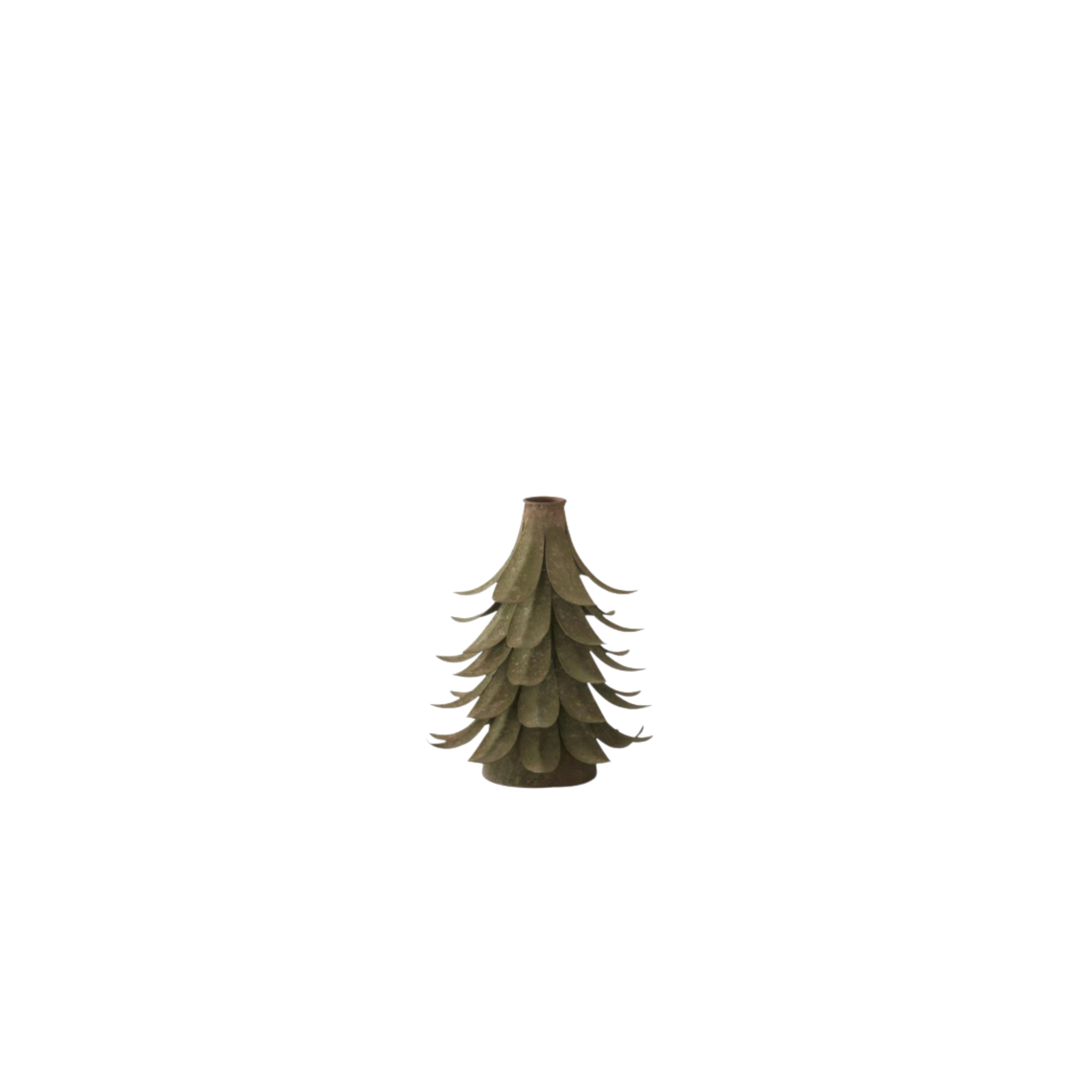 Iron Christmas Tree Candleholder