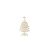 Gold Iced Glass Christmas Tree