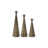Pewter Glass LED Tree