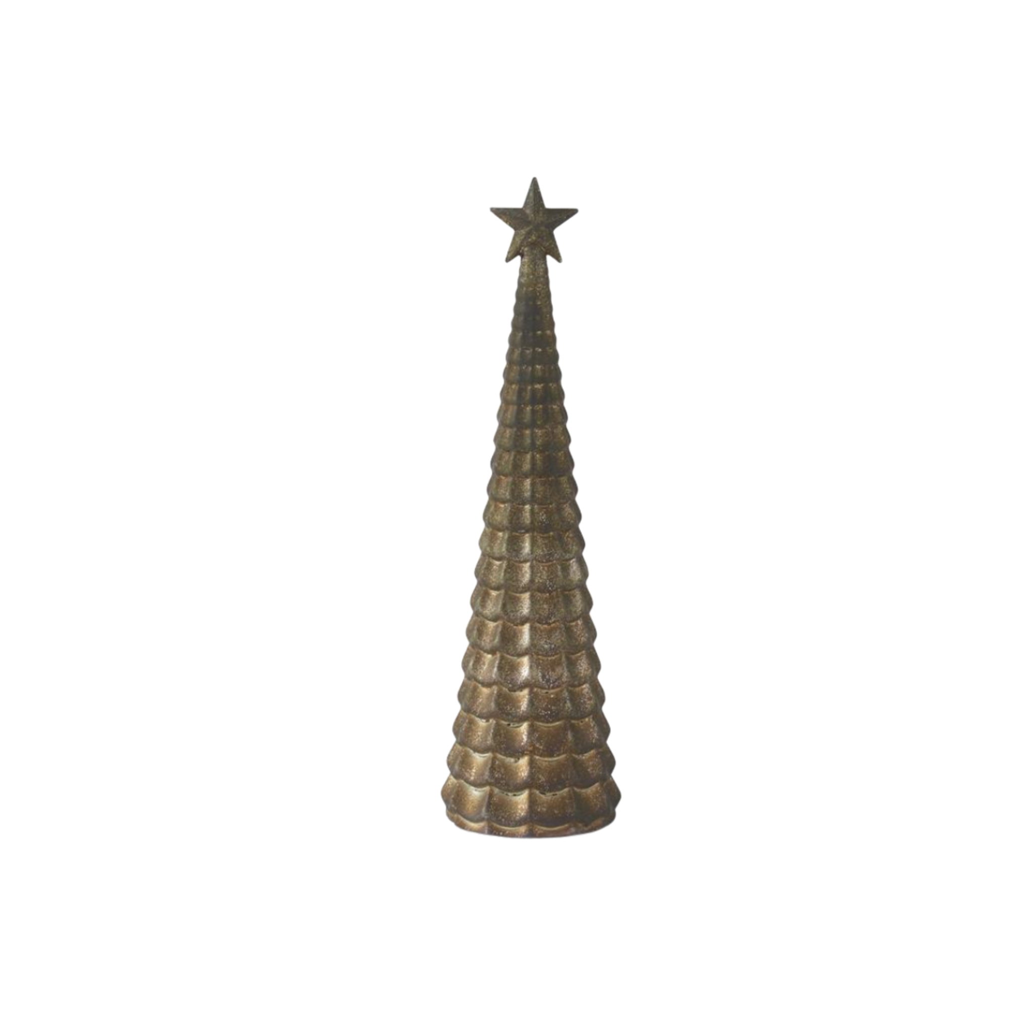 Pewter Glass LED Tree