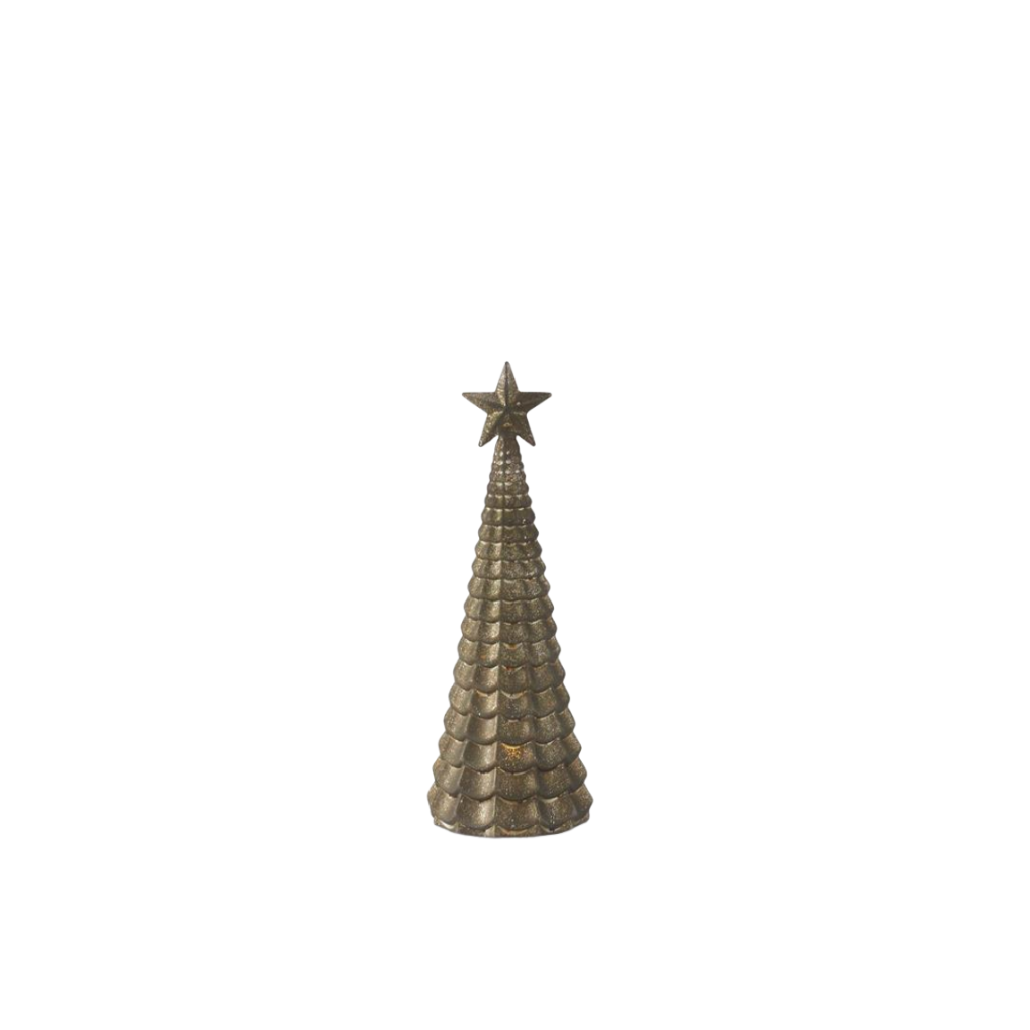 Pewter Glass LED Tree