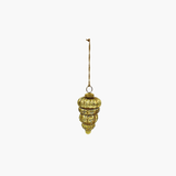 Gold Mercury Glass Finial Ornament