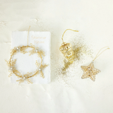 Gold Mercury Glass Finial Ornament