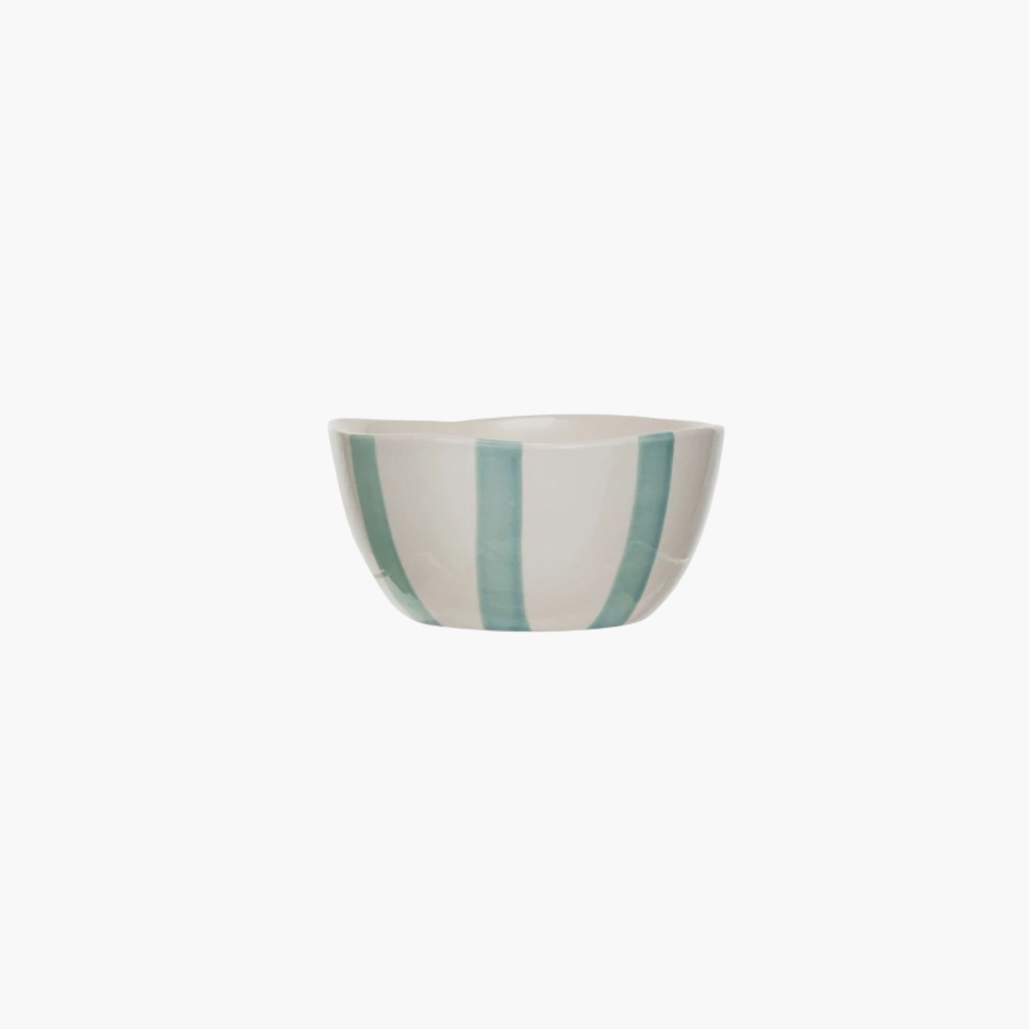 Red, Aqua & Cream Bowl