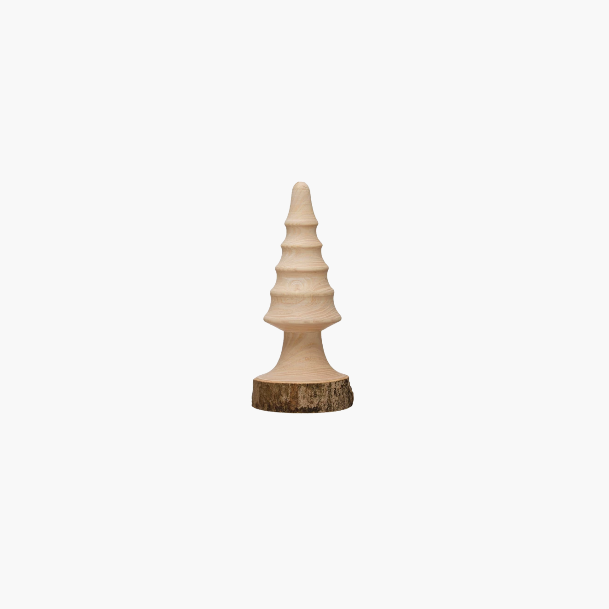 Christmas Tree on Live Edge Base