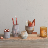 Etched Christmas Tree votive Holder