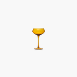 Amber Vintage Champagne Glass