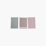 Red + Green Waffle Tea Towel