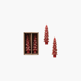 4.75" Red+Gold Tapers