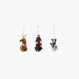 Handmade Wool Felt Dog Ornament