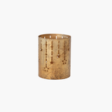 Gold Votive Holder with Stars
