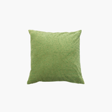Green Velvet Embroidered Pillow